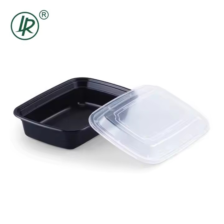 Microwavable 32OZ Food Plastic Boxes Pp Plastic Lunch Box Bpa-Free Take Away Food Containers With Lids