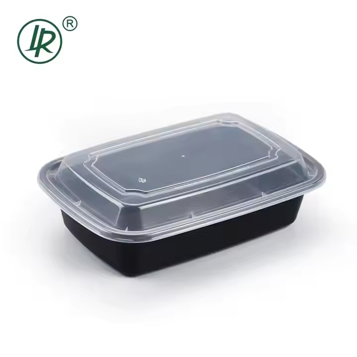 LR 38oz Eco Friendly Restaurant Disposable Leakproof Plastic Microwave Food Container