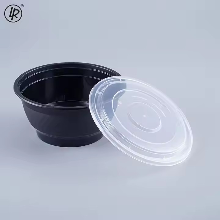 Food Grade 42OZ Bpa Free Round Plastic Takeaway Box 1140ML PP Microwave Food Packaging Plastic Food Container