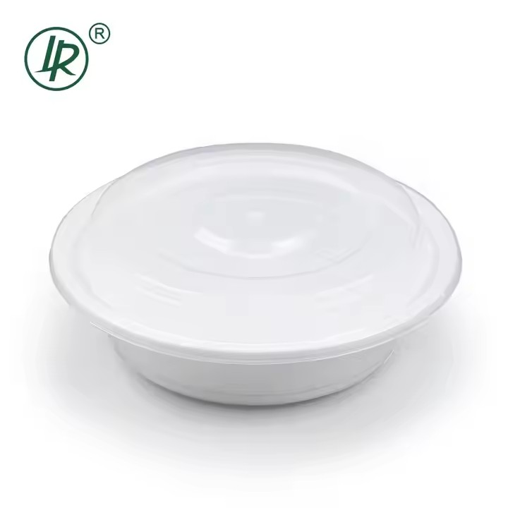 Factory Supplier 16oz Microwavable Plastic Takeaway Food Containers Disposable PP Lunch Black Takeout Containers