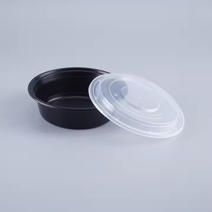 Recyclable Plastic Microwavable Food Container With Lid Hotel Restaurant Hot Food 32oz Plastic Takeaway Box